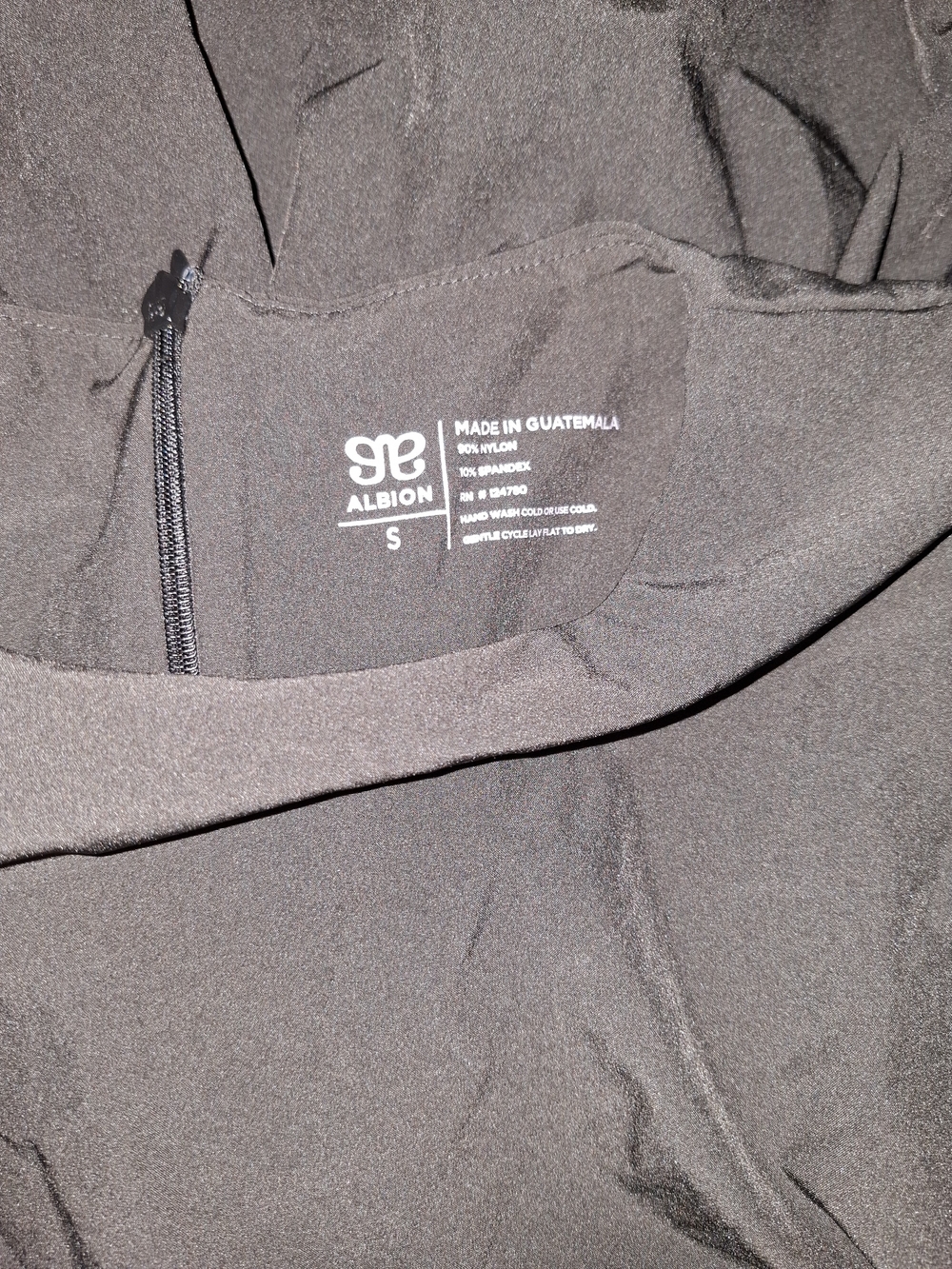 Albion Black Ruffle Sleeve Drawstring Tunic - Picture 3 of 3